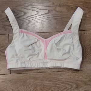 lululemon athletica Cream and Pink Sports Bra